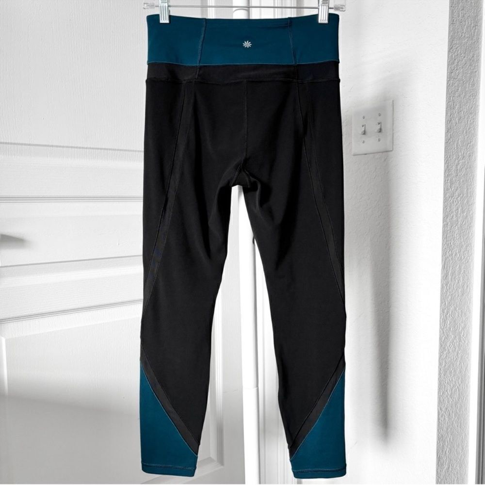 Athleta Elevation Powervita Teal 7/8 Leggings Size Small - Picture 4 of 16